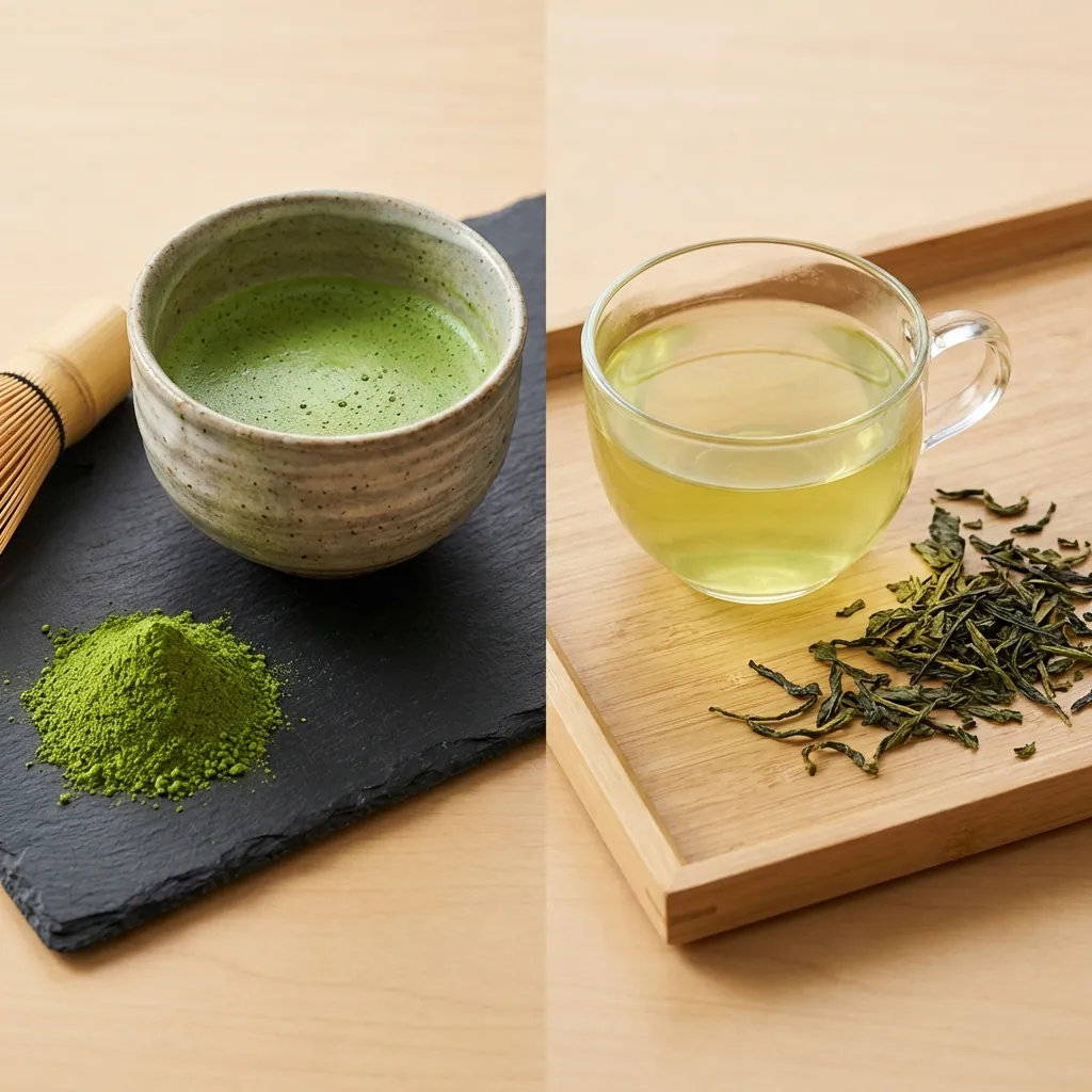 Comparison of Matcha and Green Tea (Sencha)